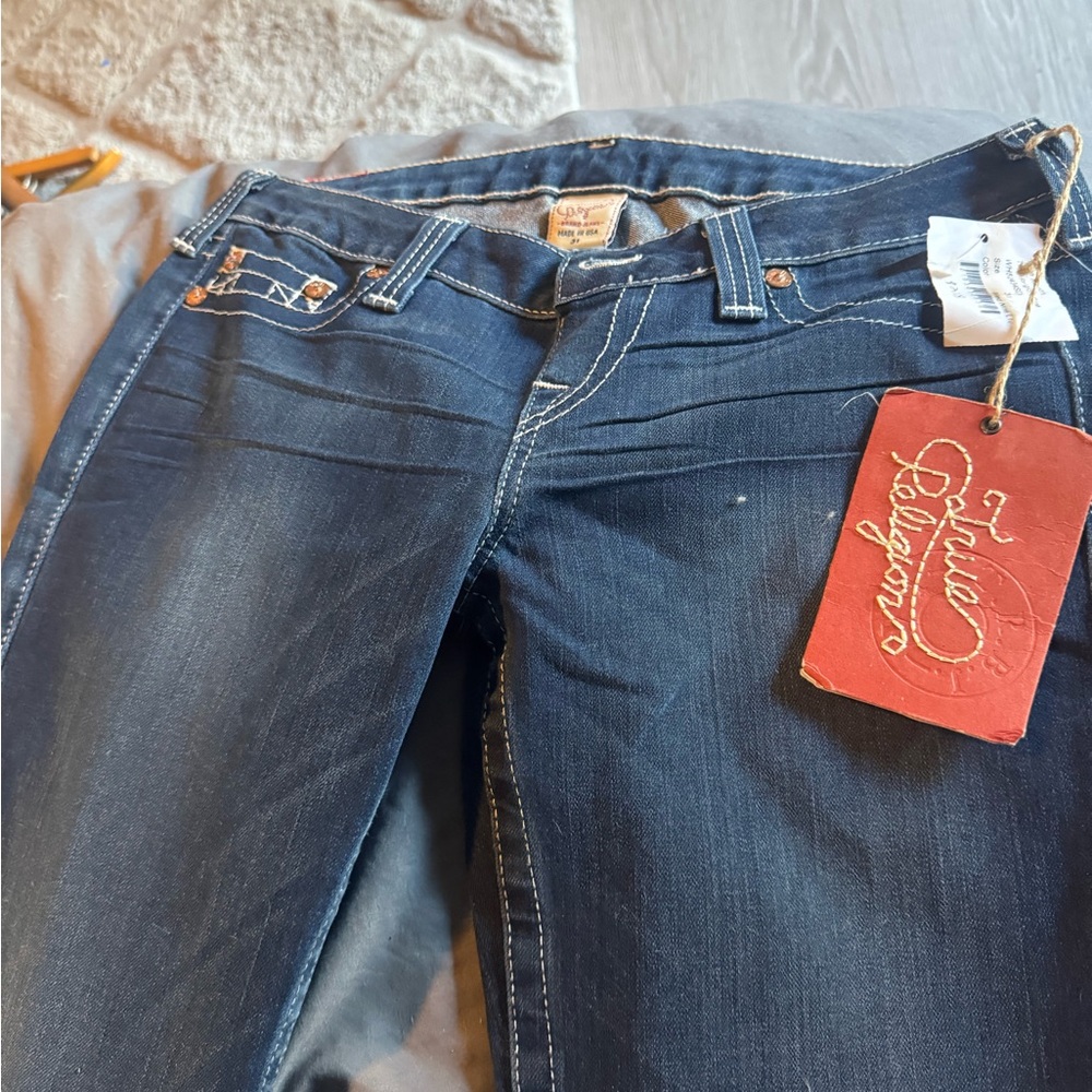 True Religion Women's Dark Blue Jeans